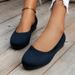 2022 Spring New European And American Style Large Size Round Toe Flat Women Loafers Sports Casual Shoes_vogvips.com