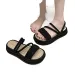 Slippers Women Wearing Outside Summer 2026 New Fashionable Thick Straight Trailer For Outdoor Use Non Slip Soft Bottom_vogvips.com
