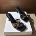 French Chic Criss-cross Leopard Print Stiletto Thong Sandals - New Summer High Heel Open-toe Mules_vogvips.com