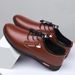 Leather Korean Version Versatile Business British Formal Leather Men's Breathable Casual Shoes_vogvips.com
