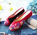 Summer Ethnic Style Contrasting Colors, Hot Stamping, Embroidery Bag, Toe Round Head, Wearing Cool Slippers, Women's_vogvips.com