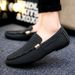 Men's Leather Shoes White Flat Stripe Male Casual Shoe 2025 Trend Common Retro Classic Original Summer Sale Low Price_vogvips.com