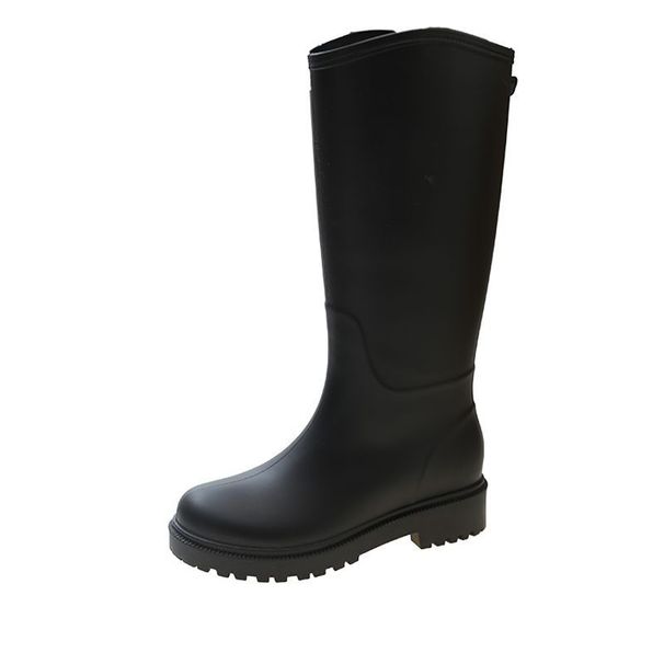 German Women's 2026 New Model Adult Rain Boots Silicone Non-slip High Aesthetic Fashion High-tube Water Shoes For_vogvips.com