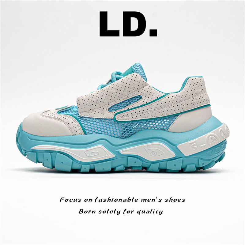 Men's Summer Breathable Thick-Soled Dad Sports Casual Shoes, NNew-Slip Outdoor Shoes_vogvips.com