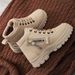 Cotton Shoes, Women's Boots, Women's Cotton Boots, Thick-soled Height-increasing Boots_vogvips.com