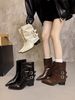 Maillard Pointed-toe Short-top Versatile Boots For Women In The 2025 Autumn/winter Season_vogvips.com
