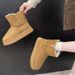 Women's Shoes Thick Soled Snow Boots For Women, Furry Shoes, Popular Casual Warm Bread Cotton_vogvips.com