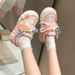 A New Style Of Thick-soled Sneakers For Girls And Students, A Versatile Set Of White Sneakers And Sporty Casual Large-headed Shoes_vogvips.com