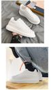 White Sneakers Men's Versatile Thick-soled Height-boosting Shoes For Students And Couples, 2026_vogvips.com