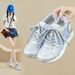 Inner Heightening Shoes Dad Shoes Female Student Sports Leisure Mesh Breathable_vogvips.com