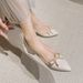 Women's Shoes Mid Heel Versatile Rhinestone Pumps Lady Formal Shoes For Wedding & Party Shoes Pearl & Rhinestone Butterfly Decor_vogvips.com