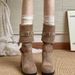 Boot Lady 25 Long Boots Autumn And Winter New Style Women's Knight Boots_vogvips.com