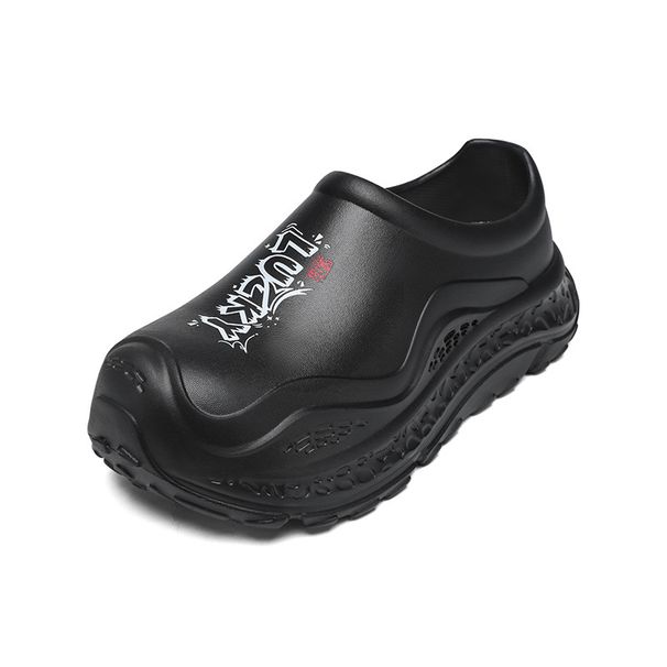 Men's Slip on Summer Sandals Easy Wear Beach Shoes Comfortable Waterproof Non-Slip Driving And Chef Suitable_vogvips.com