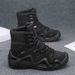 Men's High Top Platform Martin Boots Autumn Winter Outdoor Workwear Casual Short Boots plus Size Hiking Tactical Shoes_vogvips.com