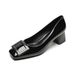 French High Heels Women's Head Pedal Work Shoes Light Mouth Temperament Commuter Shoes_vogvips.com