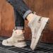 European Warm Series High-top Lace-up Men's 2025 Spring New British Style Work Shoes Casual Fashion Martin Boots_vogvips.com