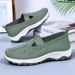 Women's Spring And Summer, New Flyknit Injection Molded Casual Mom Single Shoes, Women's Shoes With Soft Soles That Are_vogvips.com