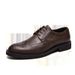 Euro Step Autumn Brogue For Men Korean Trendy British Style Leather Mens Shoes_vogvips.com