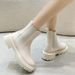 Ankle 2023 Autumn Winter Thin Thick Sole Tube British Style Martin Boots For Women_vogvips.com
