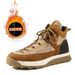 European Warm Series Autumn Winter New Shoes High Top Genuine Leather Outdoor Casual Work British Style Versatile Fashion Trendy Men's Martin_vogvips.com