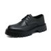 New Teenagers Lace-up Low-top Breathable Formal Casual Leather Shoes_vogvips.com