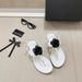 Camellia Style Open-Toe Women, Summer 2025 New Flat Roman Sandals With Strap For Outdoor Wear_vogvips.com