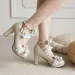 Pink Plush Ball Lace Bow High Heels Purple Cute Girly Platforms Vintage Style Aesthetic Shoes Sissy ABDL Princess_vogvips.com