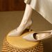 Comfortable Waterproof Platform Stiletto High Heels, 2026 Spring New French Style Soft Leather Pointed Toe Slip-on Shallow Shoes_vogvips.com
