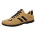 Spring And Summer New Leather Men's Breathable Sports Thick-soled Single Shoes, Trendy Hong Kong Style_vogvips.com