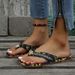 2024 Summer New Fashion European And American Style Large Size Beach Toe Clip Women's Sandals Wholesale_vogvips.com