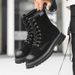 Martin Boots Casual Short Boots Thick Sole Heightening Retro Leather Men's Boots_vogvips.com