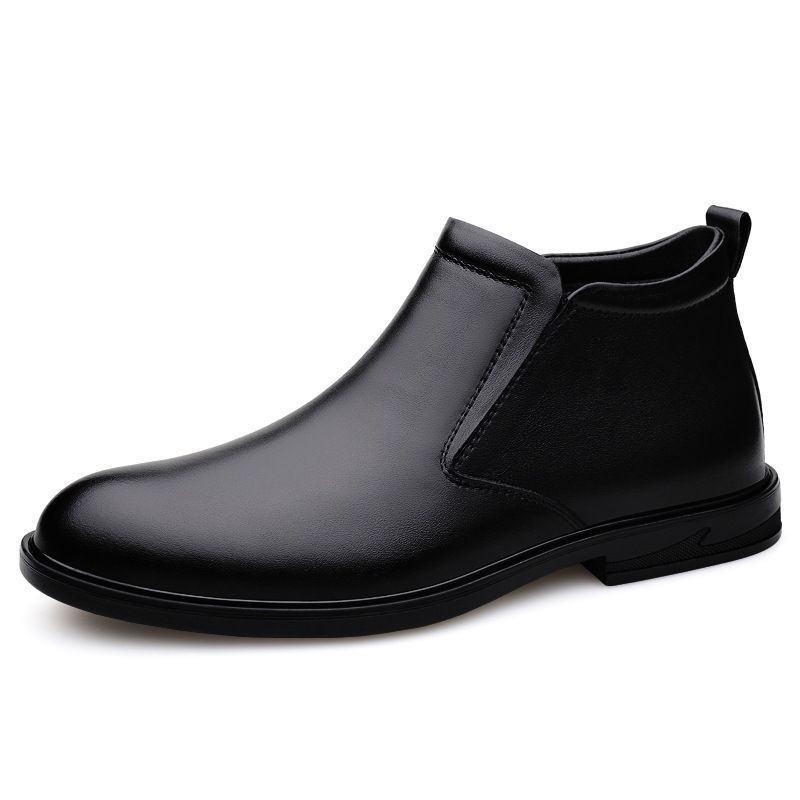 Men's Casual Leather Boots Men's High Top Men's Boots Martin Boots Short Boots Men's Shoes_vogvips.com