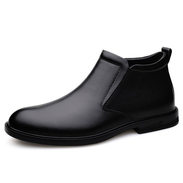 Men's Casual Leather Boots Men's High Top Men's Boots Martin Boots Short Boots Men's Shoes_vogvips.com
