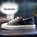 Top Layer Cowhide White Spring 2026 New Breathable Genuine Leather Women's Casual Biscuit Flat Single Shoes For Women_vogvips.com