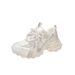 Women's Casual Platform Sneakers Breathable Mesh Chunky Athletic Shoes Trendy Style For Petite Versatile New Design_vogvips.com
