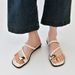 French Design Sense Niche Toe Clip Sandals For Women Summer Outdoor Wear 2024 New Fairy Style Flat Vacation Slippers_vogvips.com