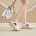 Daddy Shoes Female Student Sports Thick-soled Heightening Shoes Casual Mesh Breathable_vogvips.com