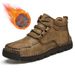 Large Size Men's Microfiber Casual Shoes Men's Boots Martin Boots Snow Boots_vogvips.com