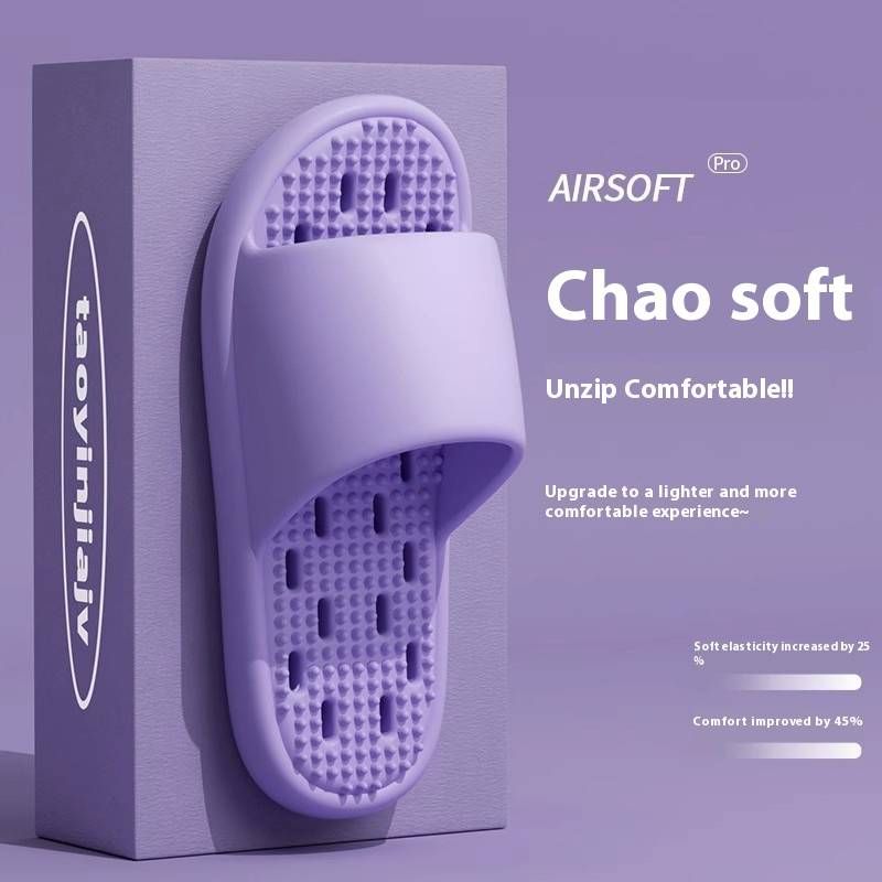 Bathroom Slippers For Men Bathing Toilet Water Leakage Non Slip Deodorant Indoor Home Hollow Couple Eva Sandals For Women_vogvips.com