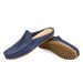 Cross-Border Plus Size Men's Half-Slip Leather Shoes Summer New Hollow Breathable Casual Versatile Handmade Loafers_vogvips.com
