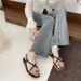 New Roman Women, Veratile Ummer, Uitable For Outdoor Wear, Beach Lip-on Flip-flop, 2024 Model, Tylih Thong_vogvips.com