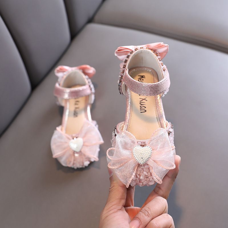Princess Single Shoes For Girls Small Big Children Dance Sandal Performance Shoes_vogvips.com