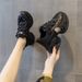 Dad Shoes New Thick Sole Inner Height Increase 7cn Casual Versatile Style Lace-up Women's Shoes_vogvips.com
