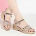 Wedge Heel Sandals Women's Soft Sole Fashion Mother Shoes Flat Sole Versatile One Word With Sandals_vogvips.com