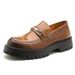 2025 New Style Large Size 46 Fringed Loafers Men's Patent Leather Shiny Surface Thick Heel Thick Bottom Height-increasing Leather Shoes_vogvips.com