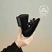 Cameido Retro Velvet Pointed Toe Flats For Women Spring Crystal Bow Shallow Mouth Fashion Shoes_vogvips.com