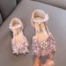 Girl Lady Butterfly Buckle Girl Baby Student Single Shoe Leather Shoes Dance Sandals_vogvips.com