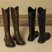 Women's Extra Wide Calf Knee High Boots With Round Toe & Low Block Heel - Comfortable Stretchable Winter Riding Boots In Black & Brown_vogvips.com