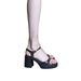 Lan Cabinet Version ~ Waterproof Platform Sandals With One Strap, Elegant Small Stature Chunky Heel Roman High Heels For_vogvips.com
