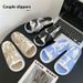 EVA One Strap Flip Flops Comfortable Non Slip Odor Resistant Soft Sole Summer Student Dormitories Home Use Shoes_vogvips.com